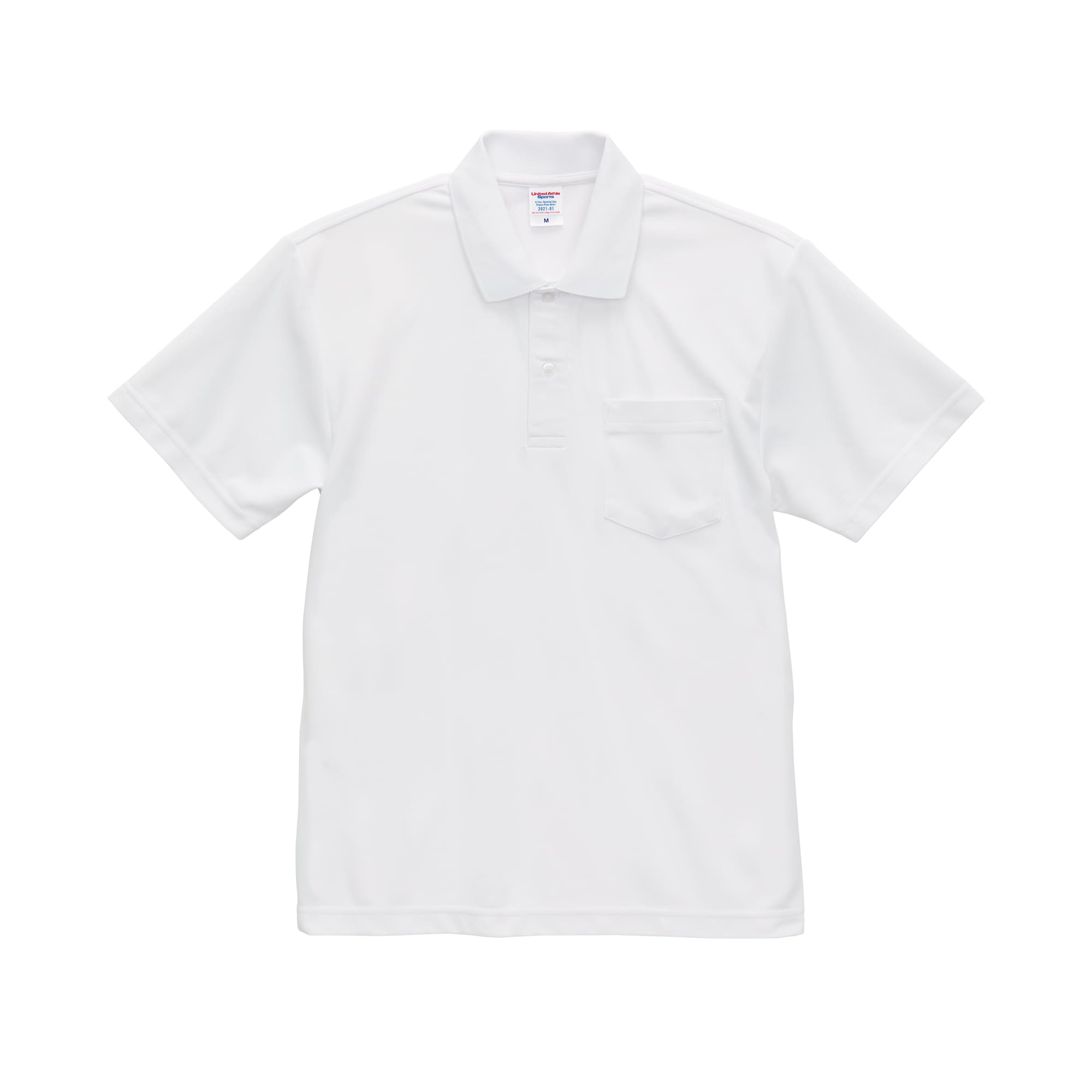 United Athle 3202101 4.7oz. 高機能吸濕排汗網眼Polo衫(有口袋)(不易昇華) 1